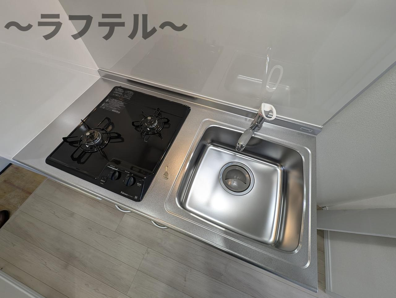 (仮)所沢市向陽町アパートのキッチン|同メーカー施工　別部屋イメージ写真
