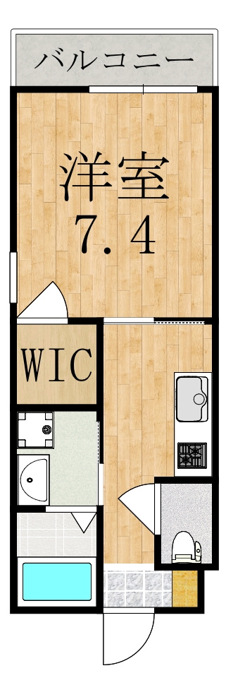 Ｋｓ　Ｒｅｓｉｄｅｎｃｅ生駒の間取り