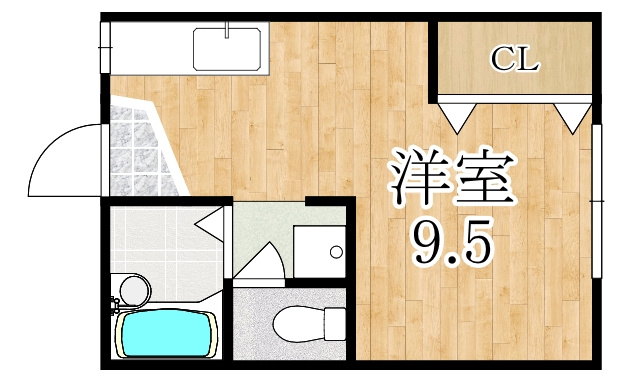コーポまつかさの間取り