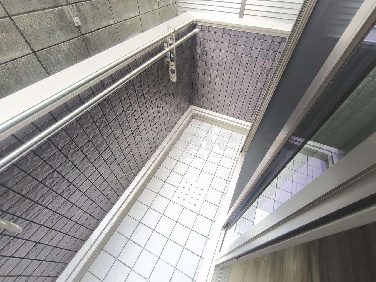 練馬区関町南４丁目の賃貸マンションのバルコニー