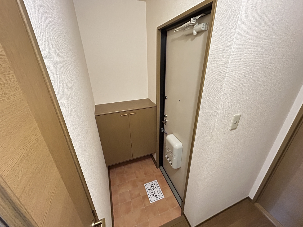 ヴェルリバージュの玄関|毎日通る玄関はこちらです