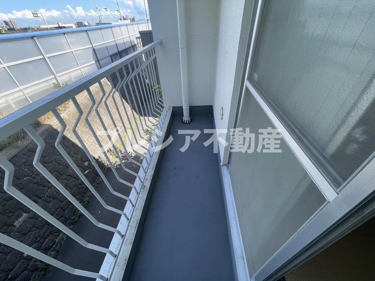 甲子園第2松並ハイツのバルコニー