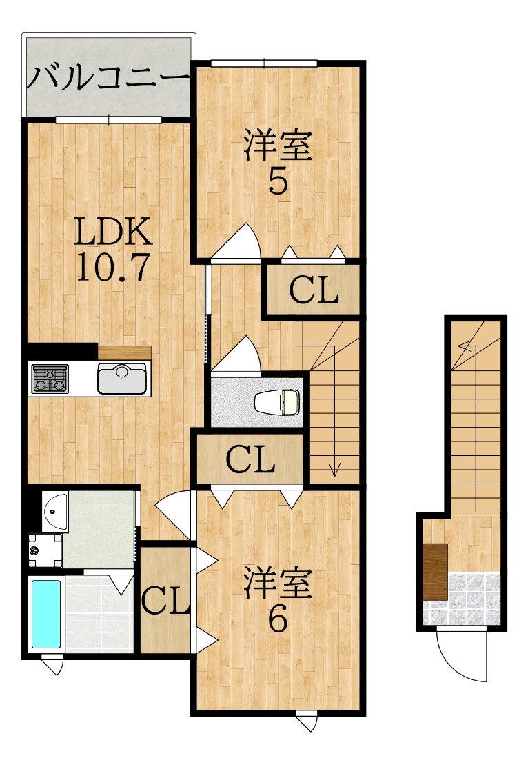 アルバⅡの間取り