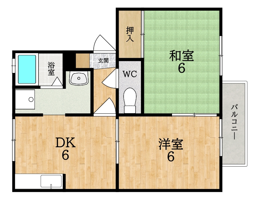 ベルメゾンの間取り