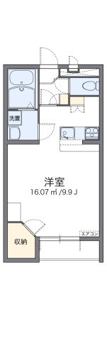 レオパレスカーサの間取り