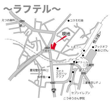 入間市駅前第二ビルの地図