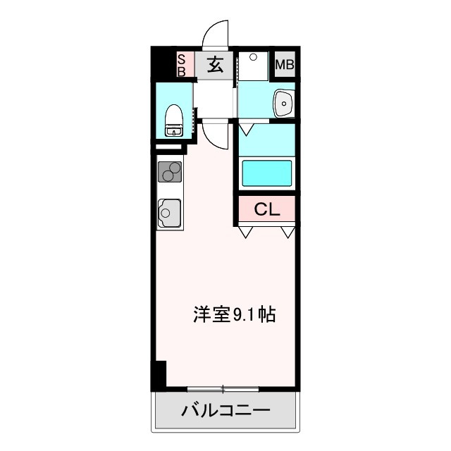 クリスタルエレガンス・EASTの間取り
