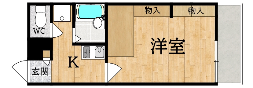 レオパレスサクセスの間取り