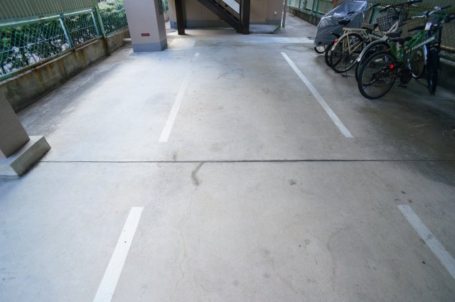 新大マンションの駐車場