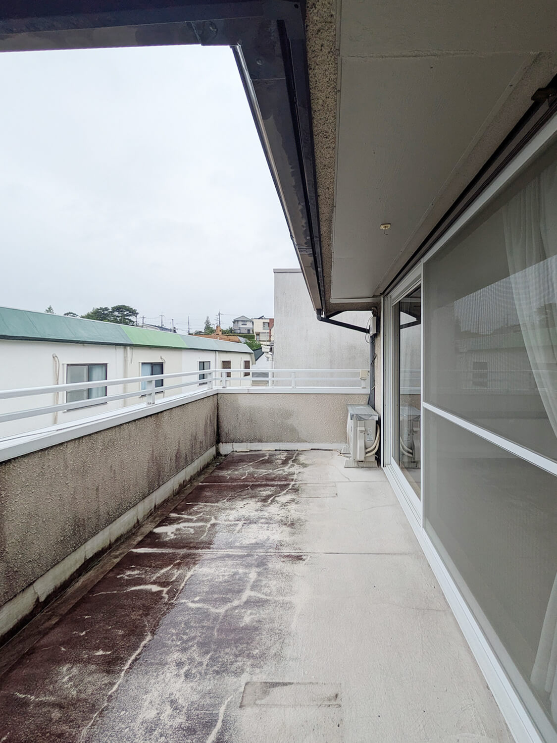 満池谷町貸家のバルコニー
