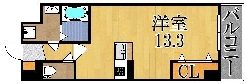 Ｔ・Ｋビル西大寺ＮＯＲＴＨの間取り