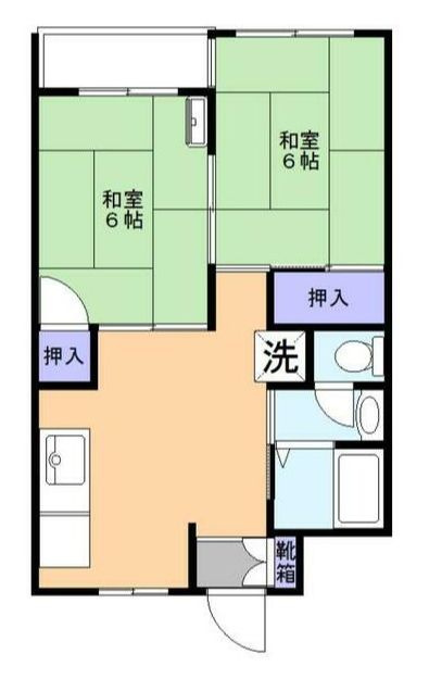サンハイツアサヒの間取り