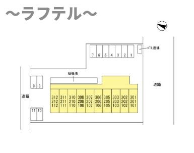 アエル新所沢の区画図