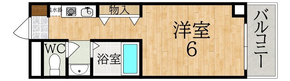 北之庄西町ビルの間取り