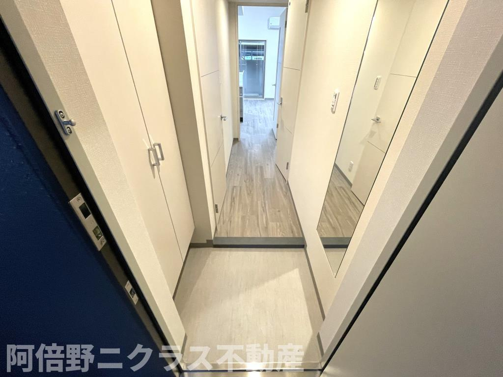 ブランシュ今里の玄関
