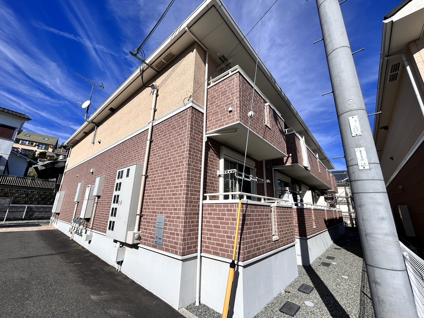 ジェルメ中山Bのエントランス