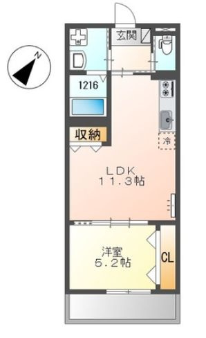 ルーク　ジュミリアの間取り
