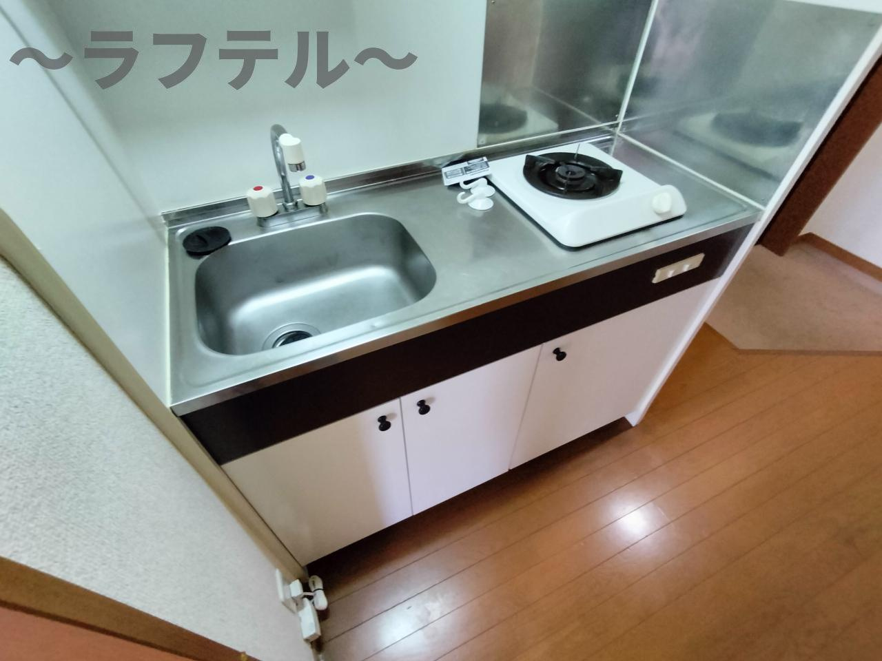 所沢市御幸町のアパートのキッチン