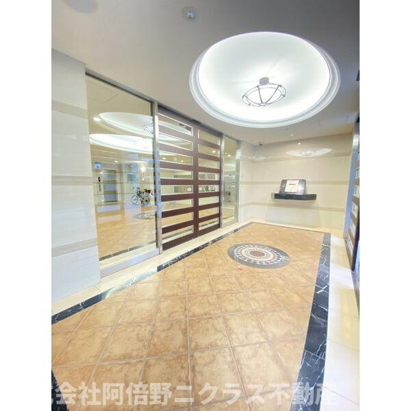 Luxe天王寺のロビー