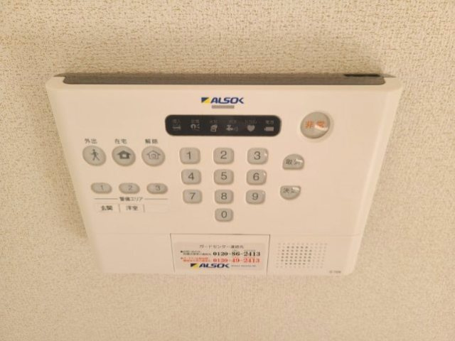 カーサ・プリートのセキュリティ|★各戸にホームセキュリティーを導入済み★