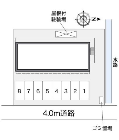 レオパレスサクセスの区画図