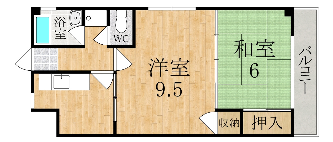 木村マンションの間取り