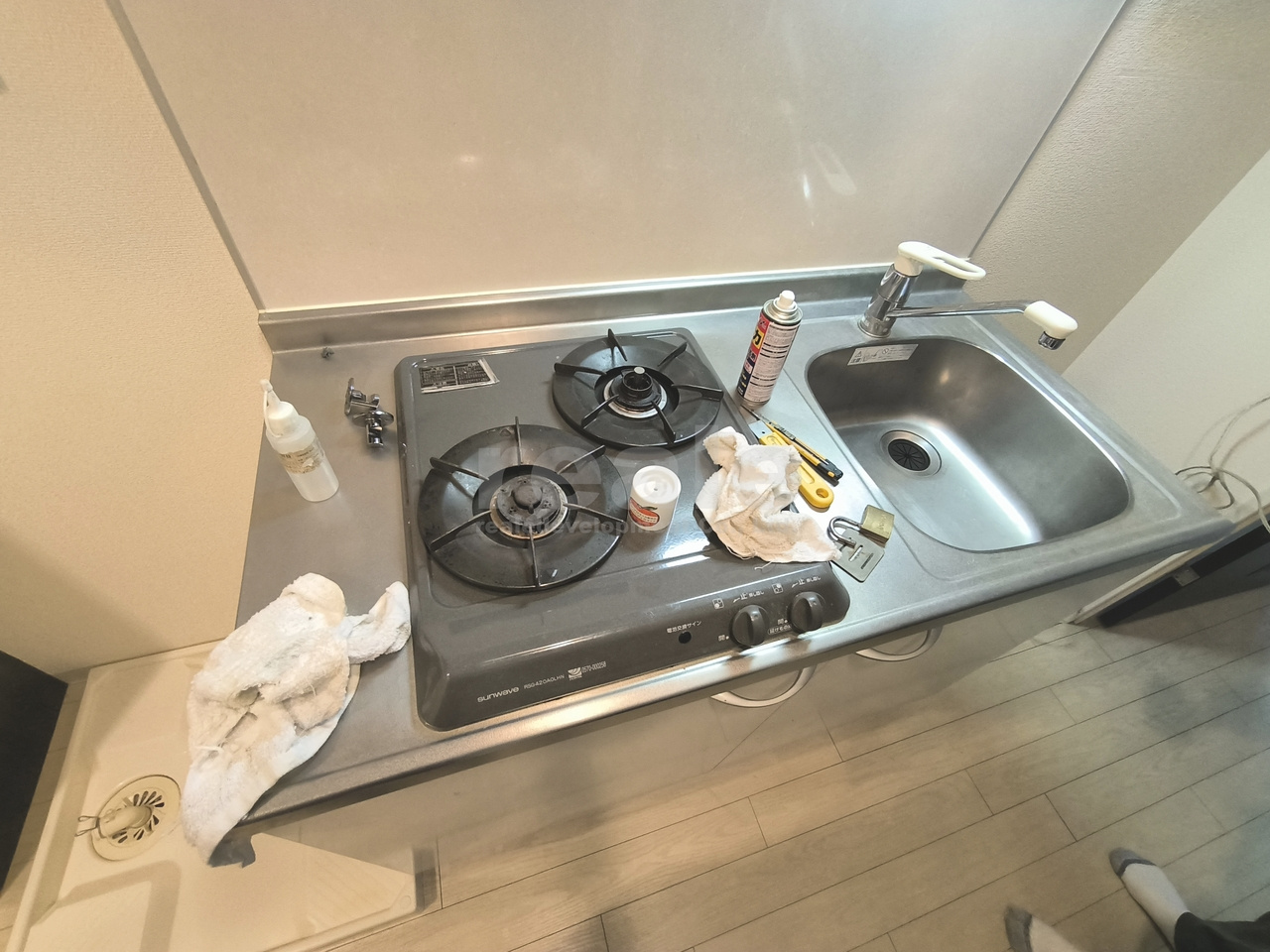 杉並区南荻窪４丁目の賃貸マンションのキッチン