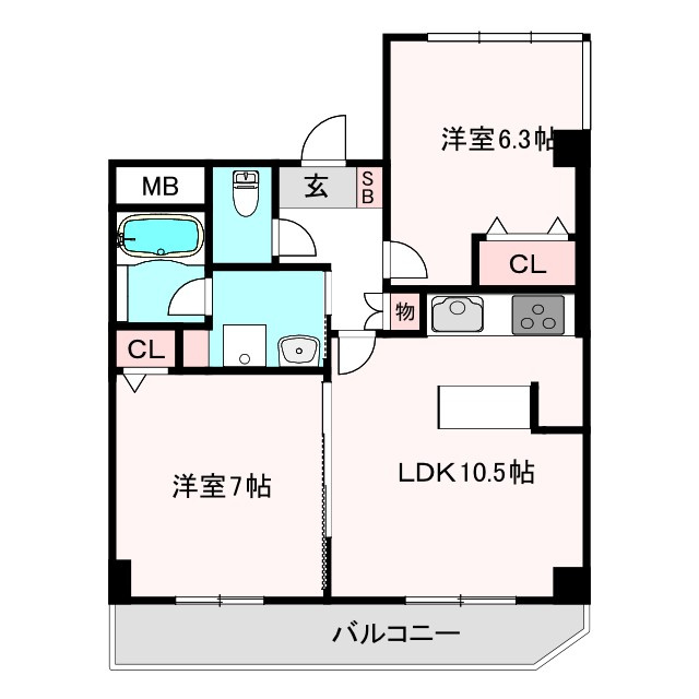 パレロイヤルビルの間取り