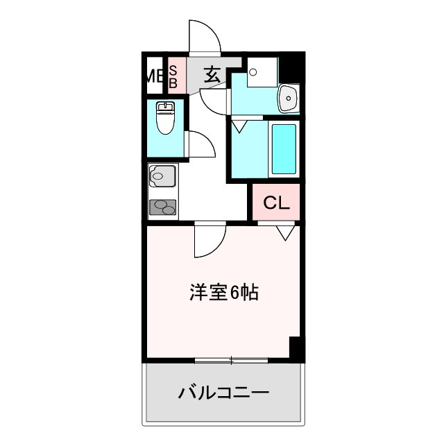 グランパシフィック松虫通の間取り