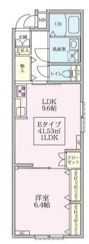 スカイルーチェ南浦和の間取り
