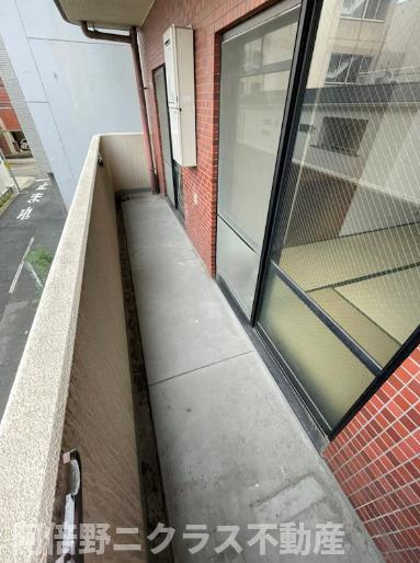 グレイシァス上町台のバルコニー