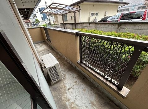 第7池田マンションのバルコニー