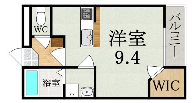 レオネクストエクレール北今市の間取り