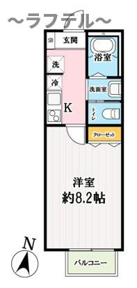 キャメル西所沢プレミアの間取り