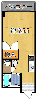 ファミール西大寺の間取り