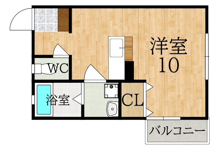 カサベルデ学園前の間取り