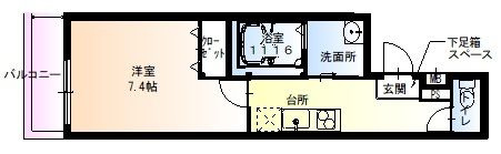 フジパレス針中野Ⅱ番館の間取り