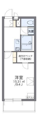 レオパレスイーグルⅥの間取り|代表的な間取のため実際の間取とは異なる場合があります