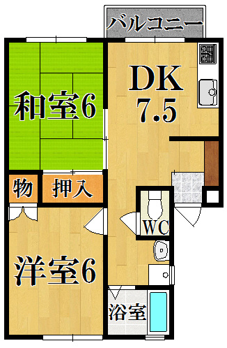 コンフォルト平松の間取り