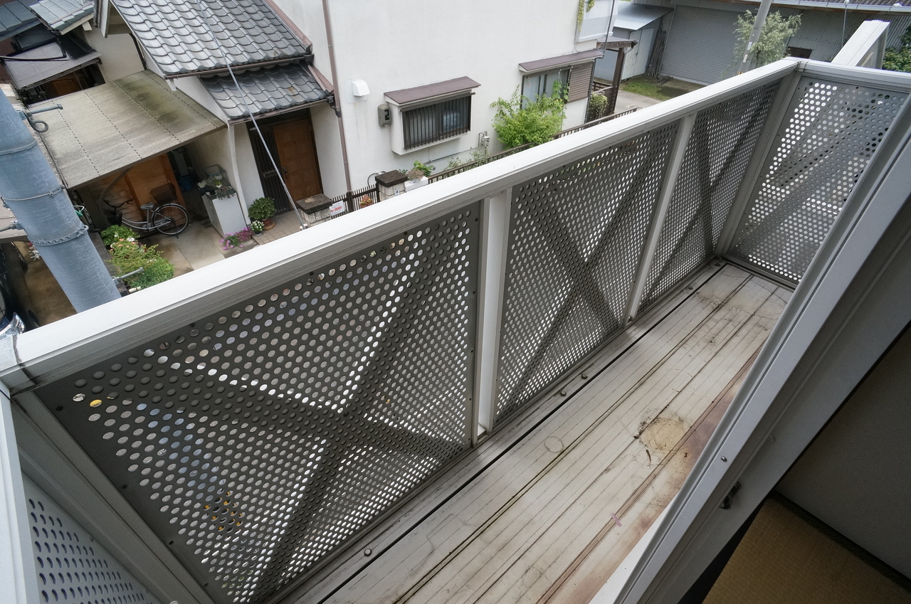 グランメゾン田原本Ⅱのバルコニー