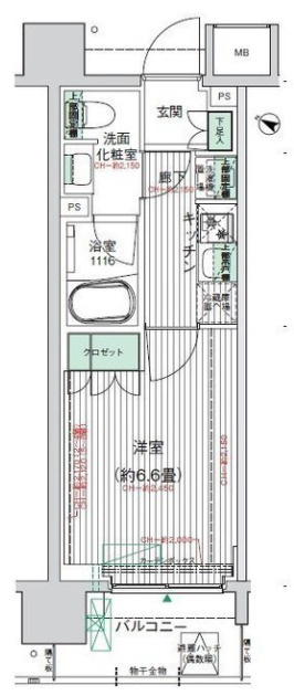 BPRレジデンス武蔵浦和の間取り