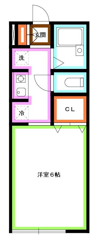 練馬区関町南２丁目のアパートの間取り