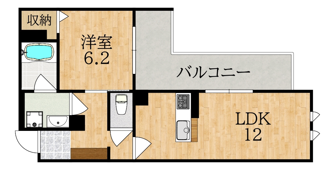 ジェイエイチエスプレミア学園前の間取り