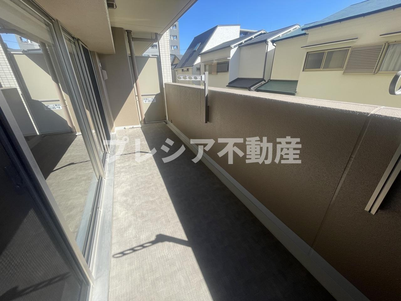 ジオ甲子園口ノーヴのバルコニー