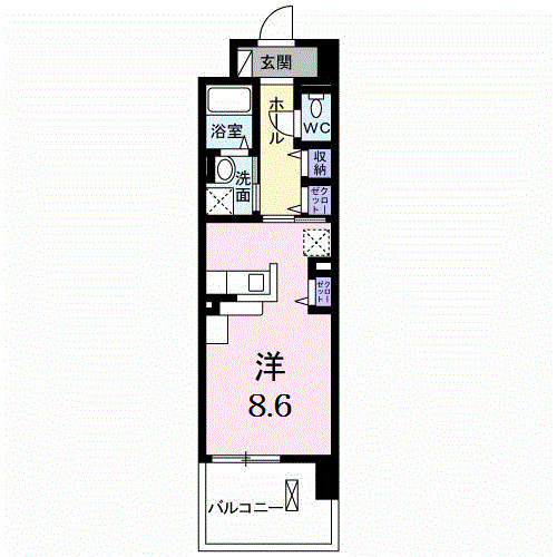フェリスの間取り