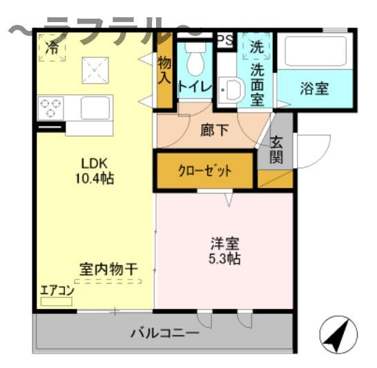 ブラウフォーゲルAの間取り