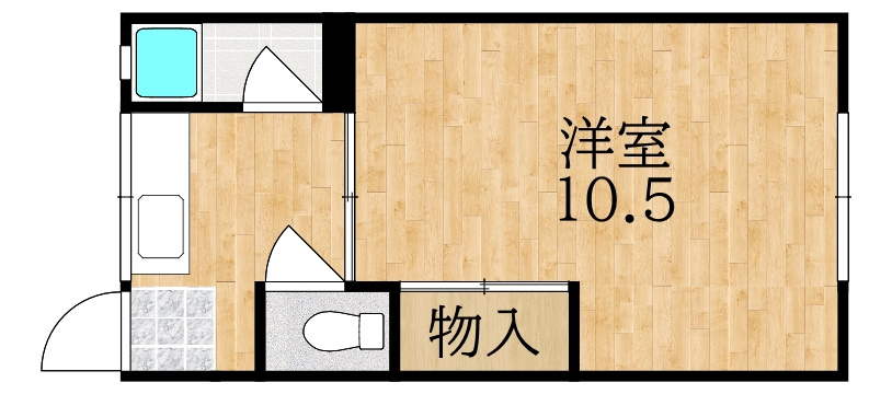 学園前グリーンハウスの間取り