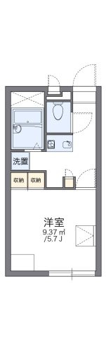 レオパレスエザーンスⅡの間取り