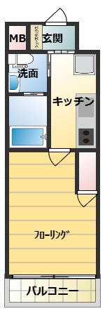 クリスタル昭和の間取り
