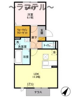 シャトレー明神の間取り